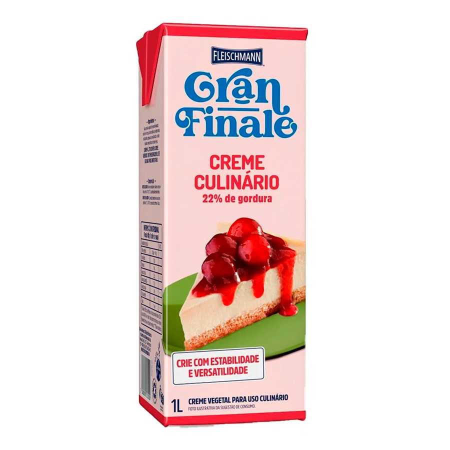 Mostrar detalhes de Creme Culinário Gran Finale 1 kg - FLEISCHMANN Imagem de Creme Culinário Gran Finale 1 kg - FLEISCHMANN